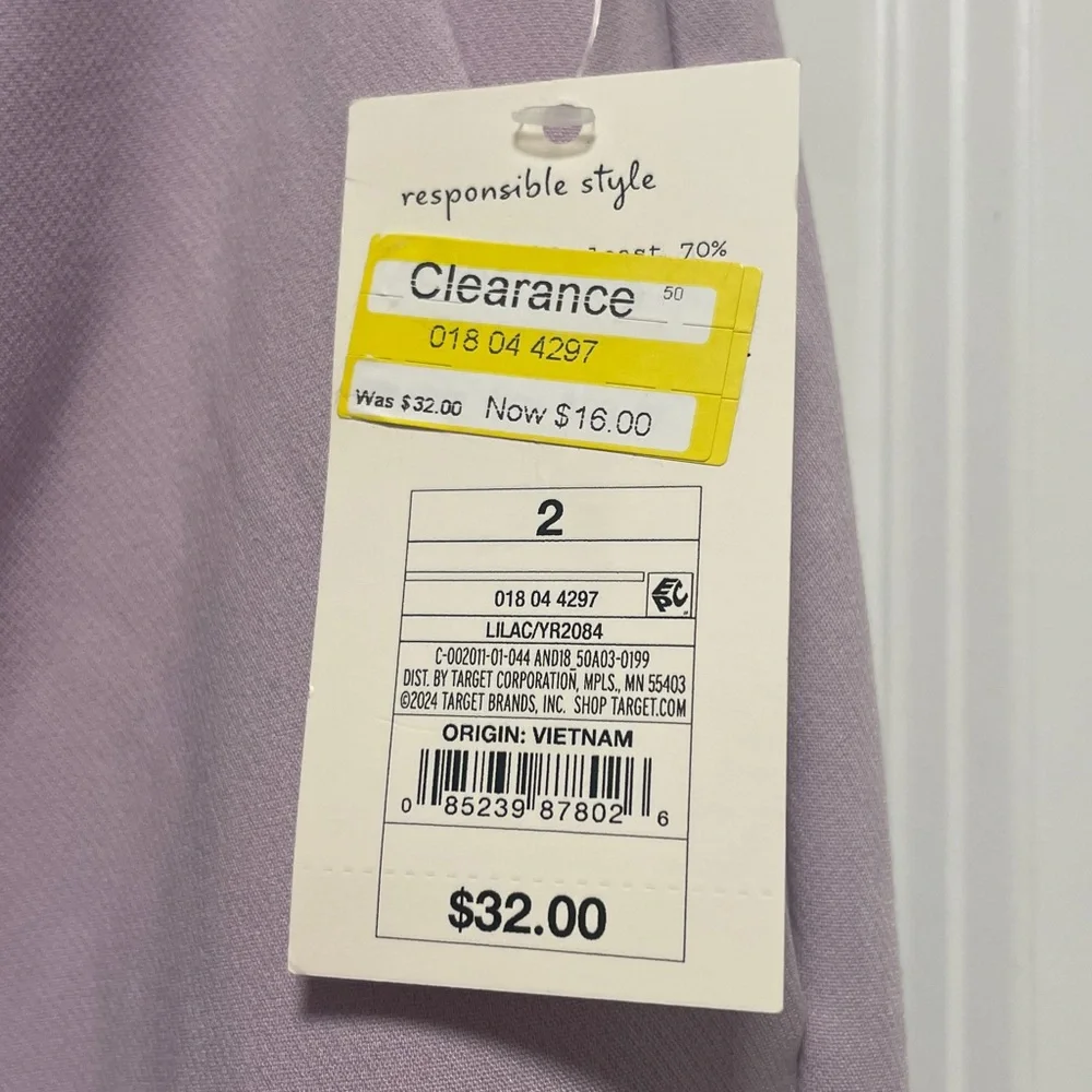 A New Day Lilac Pants - Picture 5 of 6